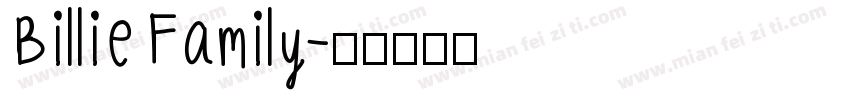 Billie Family字体转换